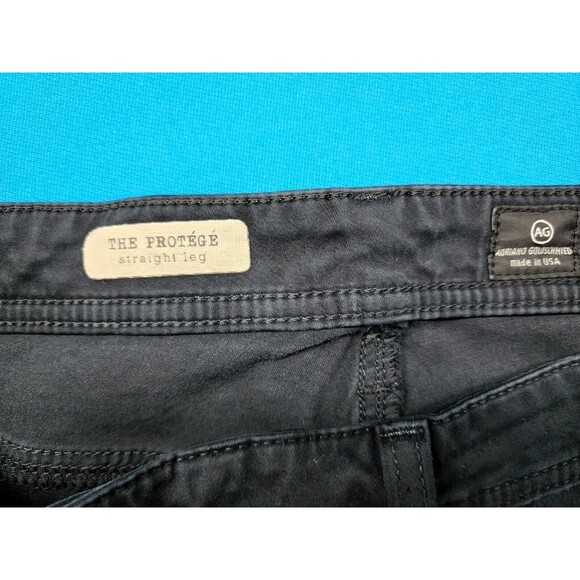 AG Adriano Goldschmied Men's The Protege Straight Leg Jeans Black Size 38x28 - Picture 4 of 8